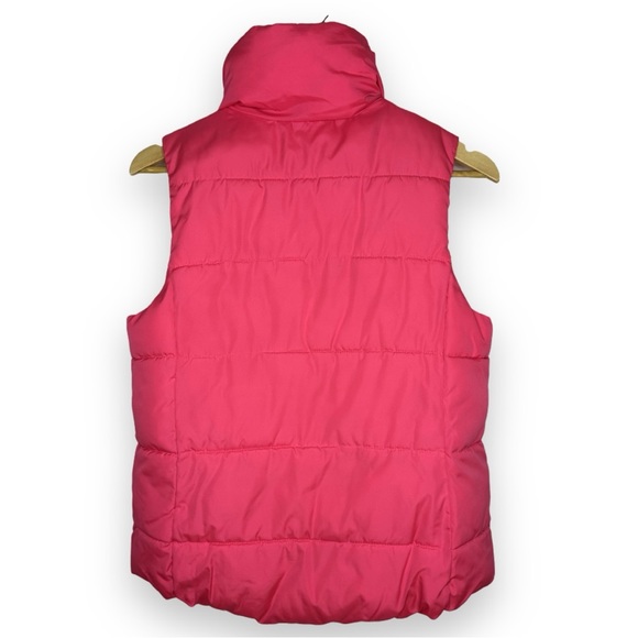 Old Navy | Snap Button Up | Fleece Lined | Quilted | Vest | Pink | Women's M/P - Picture 3 of 6